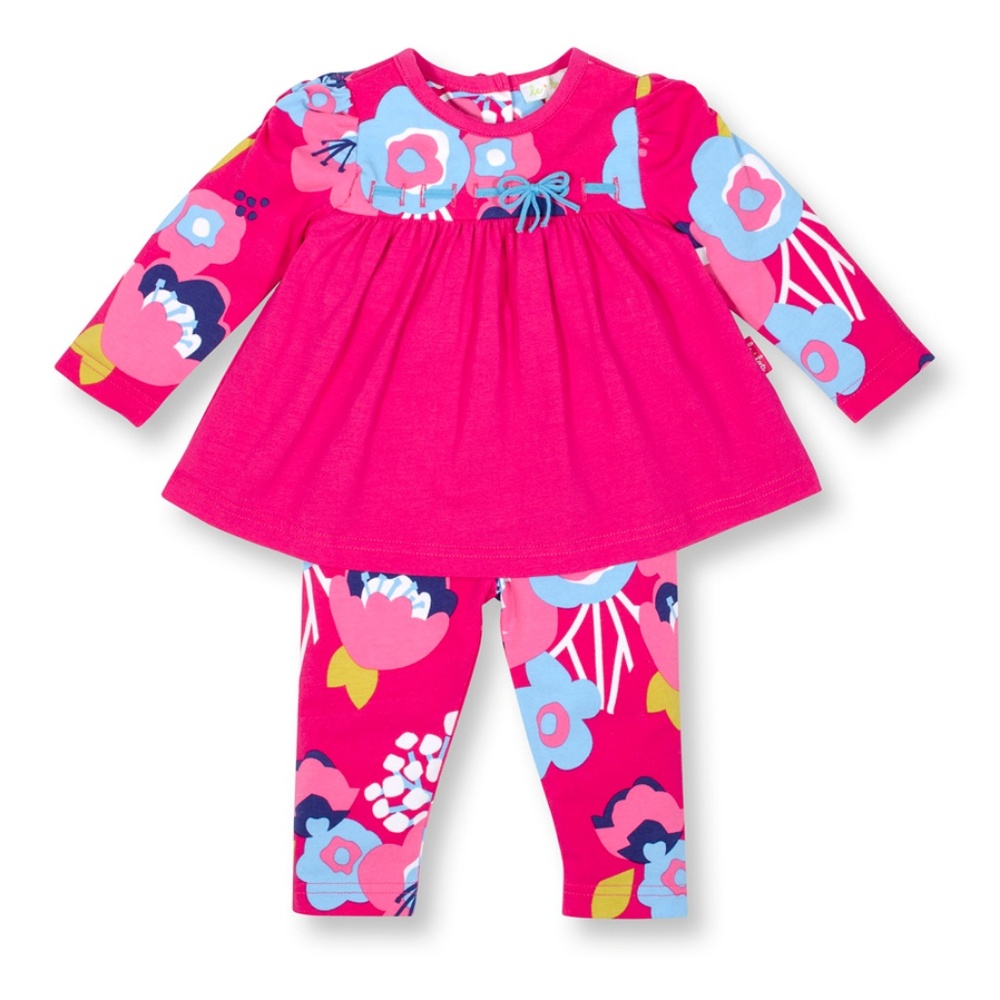 NWT Le Top Think Pink Skirted Jumpsuit